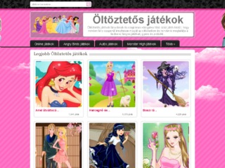 Legjobb online öltöztetős játékok