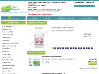 Gluténmentes webáruház - Egészségmarket