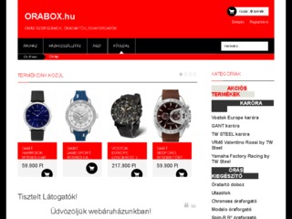 Órás webáruház